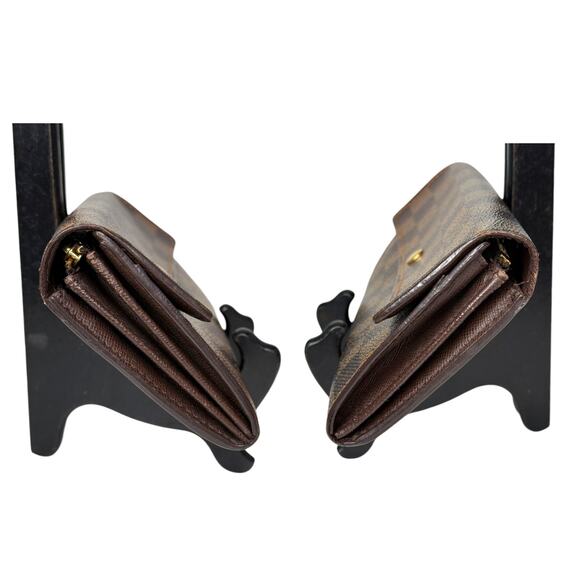 Louis Vuitton Damier Ebene Portefeuille Sarah Wallet Authentic Made In Spain - Picture 8 of 16